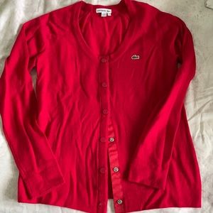 Lacoste snap cardigan